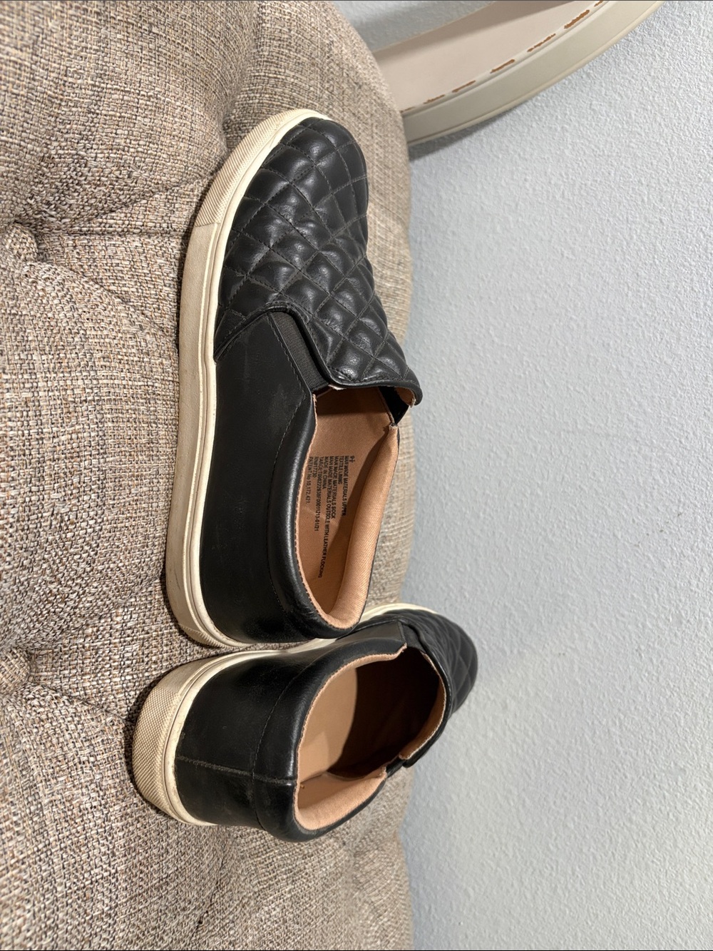 Target Women's Quilted Slip-On Flats in Black